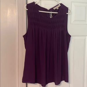 Purple loft blouse